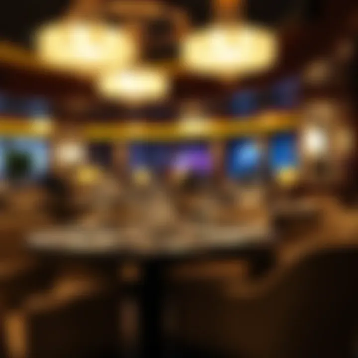 Culinary Delights at 888 Resorts World Drive Elegant dining setting at one of the resort's restaurants