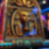 Intricate design of the Anubis slot machine featuring Egyptian motifs