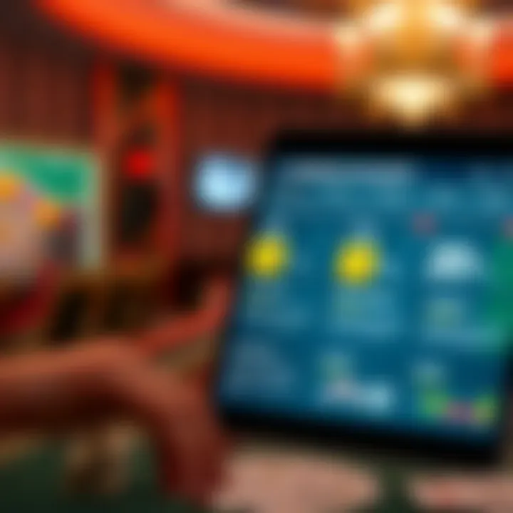 Understanding Security in Gambling Apps An infographic illustrating security measures for online gambling