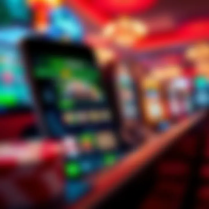 Visual representation of Bet Rivers app interface