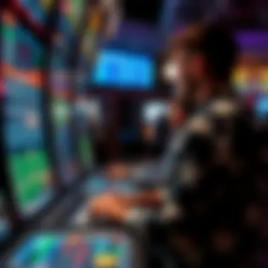 Visual representation of technology's role in enhancing the sports betting experience