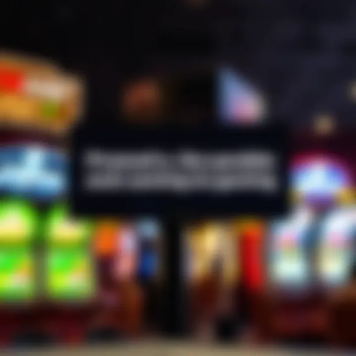 A responsible gaming message displayed on the platform