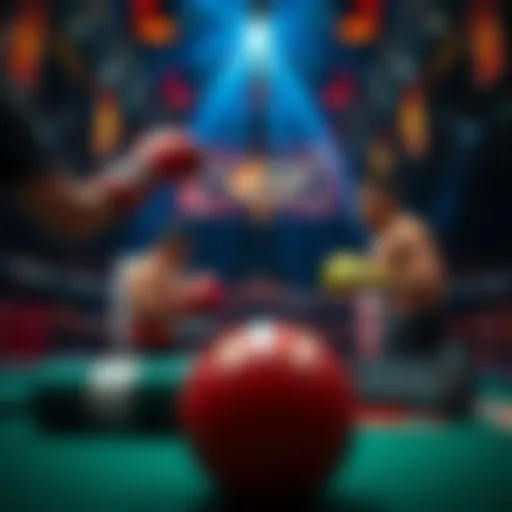 An illustration showcasing various boxing betting types