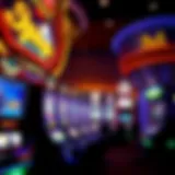 A dazzling jackpot display at Big M Casino