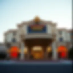Exterior view of Caesars Casino Lake Tahoe showcasing its grandeur