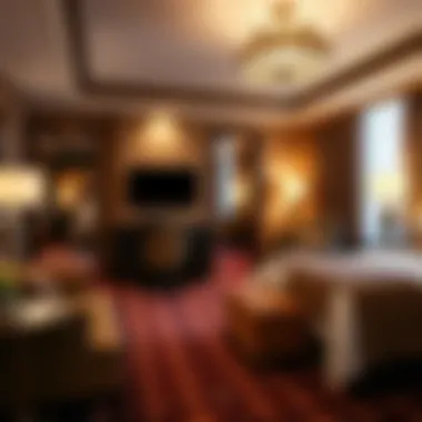 Opulent Lodging Experiences Luxurious accommodations in a well-appointed guest room