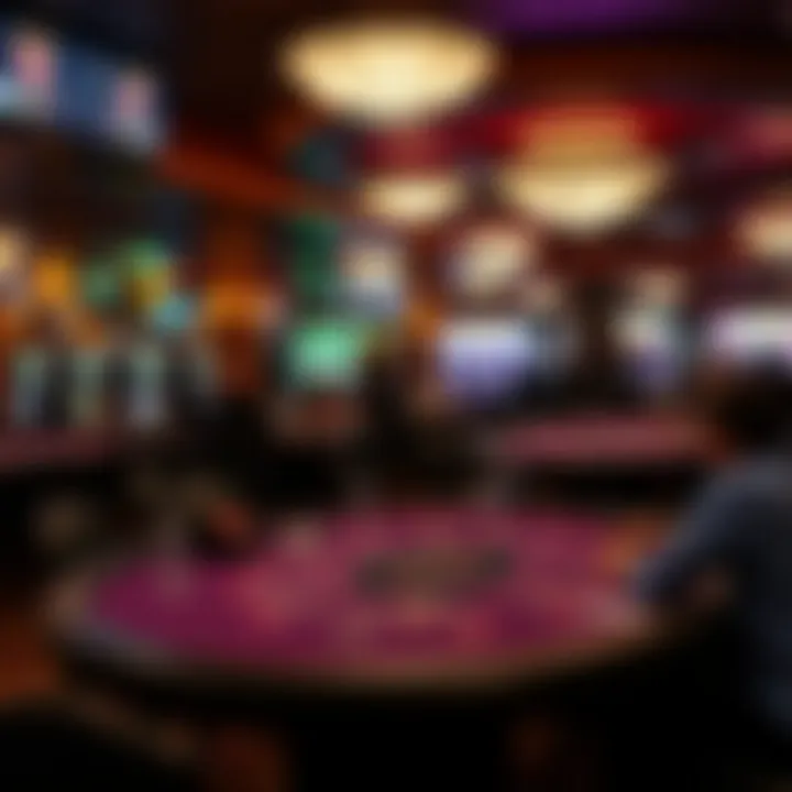 Strategic Plays: Table Games in Focus Table games and poker in a lively casino environment