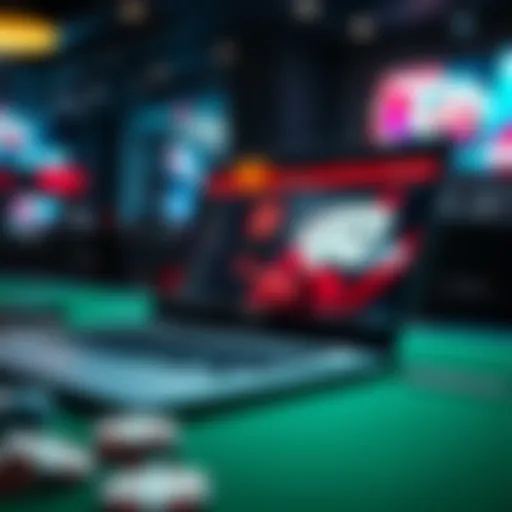 High-performance Laptop for Online Poker High-performance laptop showcasing specs for online gaming