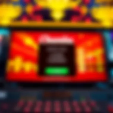 Chumba Casino Login Screen Screenshot of the Chumba Casino login page