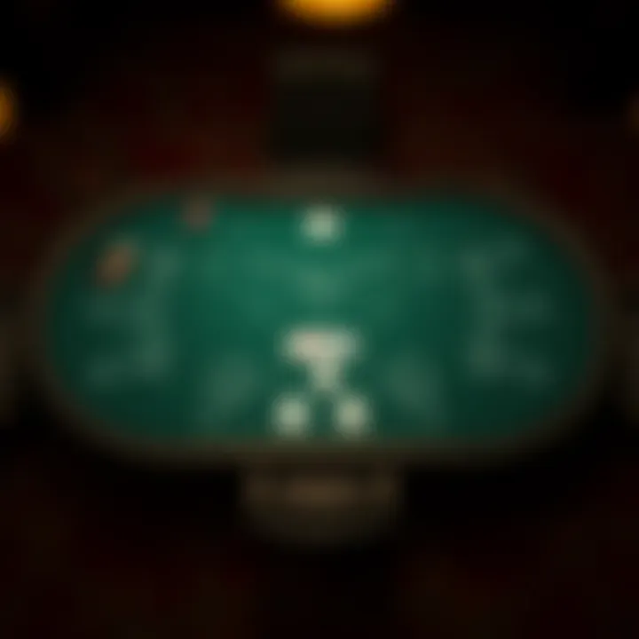 Ideal Layout Plan for Blackjack Table A detailed layout plan illustrating the ideal configuration for a blackjack table.