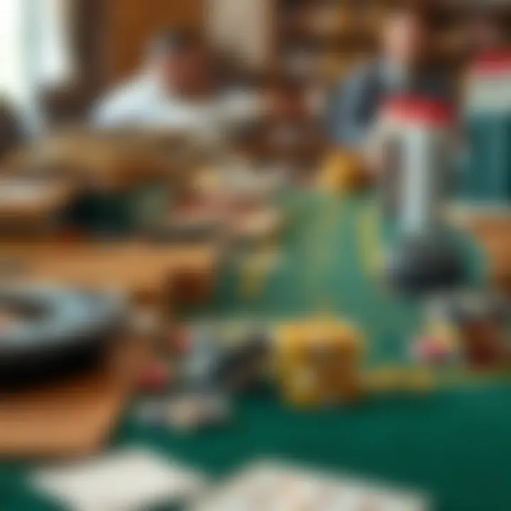 Materials Selection for Blackjack Table An array of high-quality materials used for building a blackjack table.