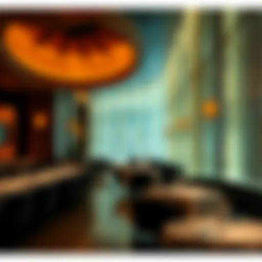 Elegant Ambiance of a Hidden Gem Elegant ambiance of a secret restaurant at The Cosmopolitan