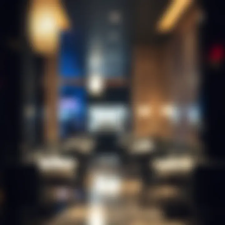 Intriguing Interior of a Secret Eatery Intriguing interior design of a lesser-known dining spot