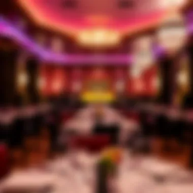 Themed Restaurant Ambiance at Red Rock Casino An elegant dining setting within a themed restaurant