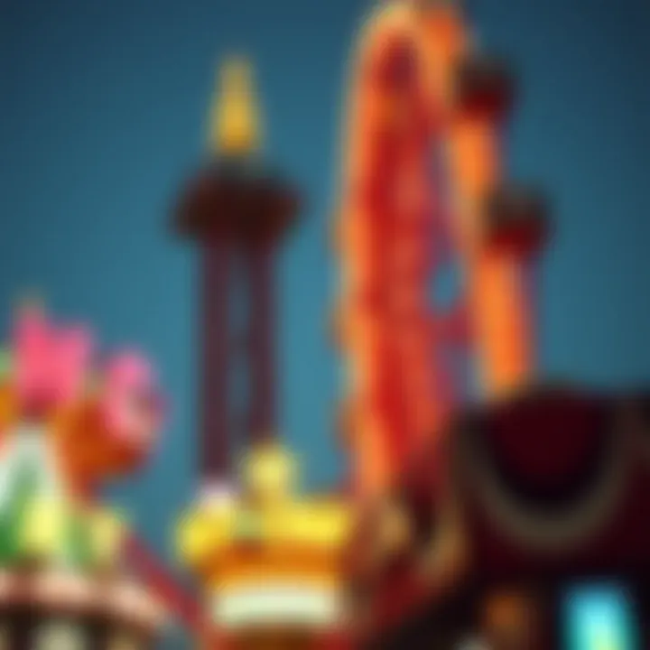 Cultural Significance of Amusement Parks in NYC A vibrant depiction of the cultural significance of amusement parks in New York