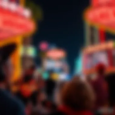Diverse Musical Genres in Las Vegas A collage of different musical genres represented in Las Vegas