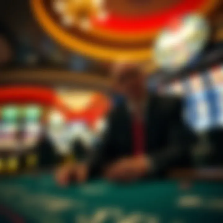 Casino environment influence on gambling behavior