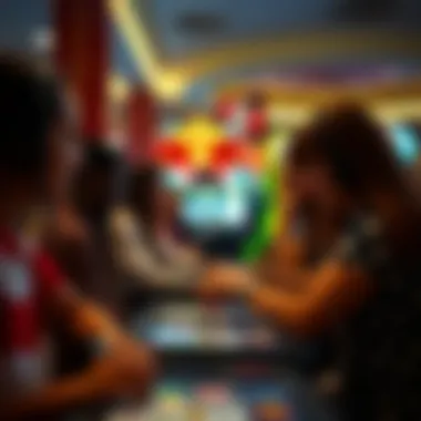 Community event promoting responsible gaming