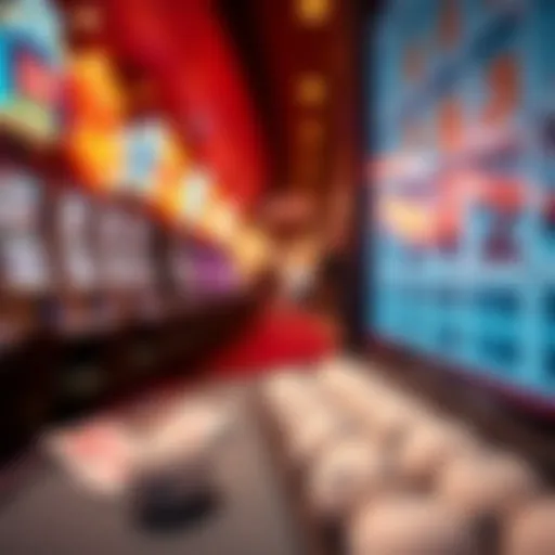 Visual representation of keno numbers and their frequency analysis