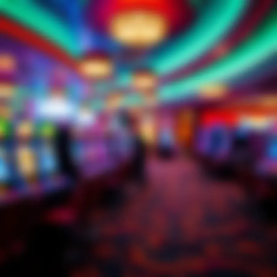 Interior view showcasing the vibrant gaming floor at Alice Springs Casino