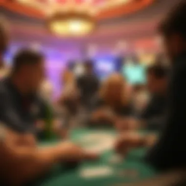 Engagement in Card Gameplay A vibrant scene of players engaged in a card game