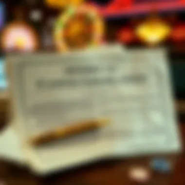 Historic legislation documents regarding casino legalization