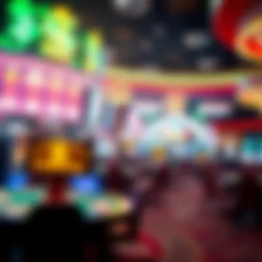 Digital representation of a casino with low deposit options