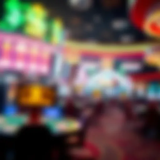 Digital representation of a casino with low deposit options