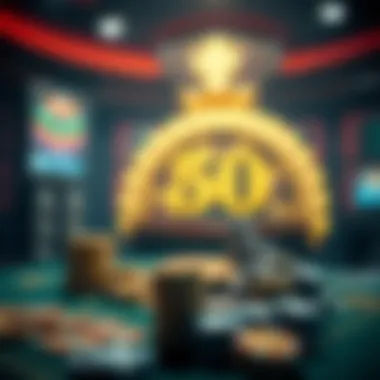 Illustration of bonuses and promotions in online gambling