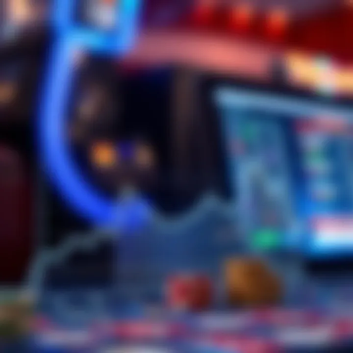 Graph showing trends in online gambling with low deposit requirements