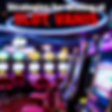 Infographic on strategies for maximizing winnings at slot machines