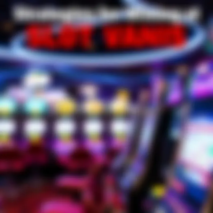Infographic on strategies for maximizing winnings at slot machines