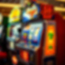 A vintage slot machine showcasing its classic design