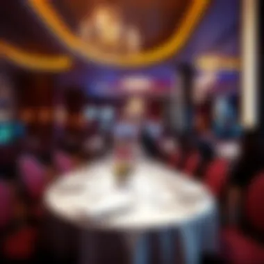 Elegant Dining Experience A glimpse of the elegant dining area within Empire City Casino