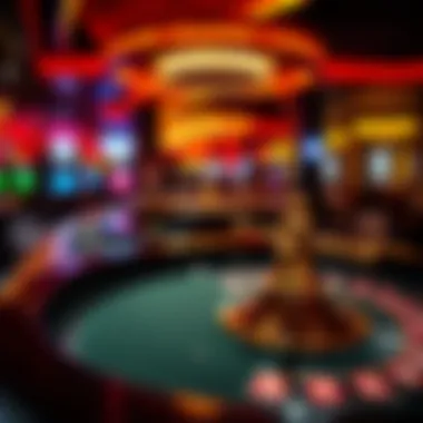 Thrilling Roulette Table An overview of a thrilling roulette table in action