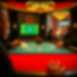 Virtual poker table showcasing diverse game formats