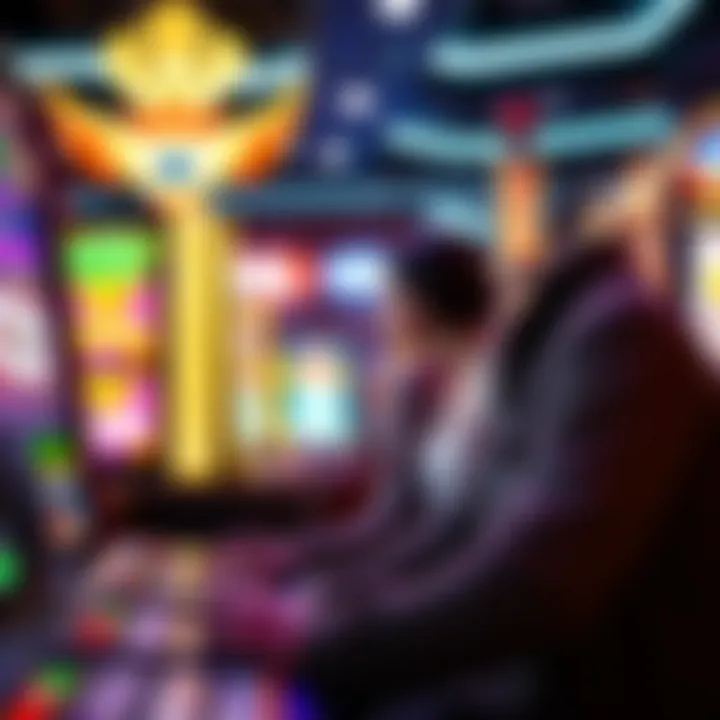 Player enjoying a free slot game