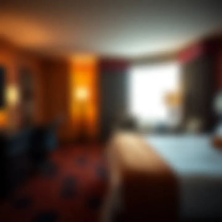 A cozy hotel room at Harrah's Cherokee providing a comfortable retreat