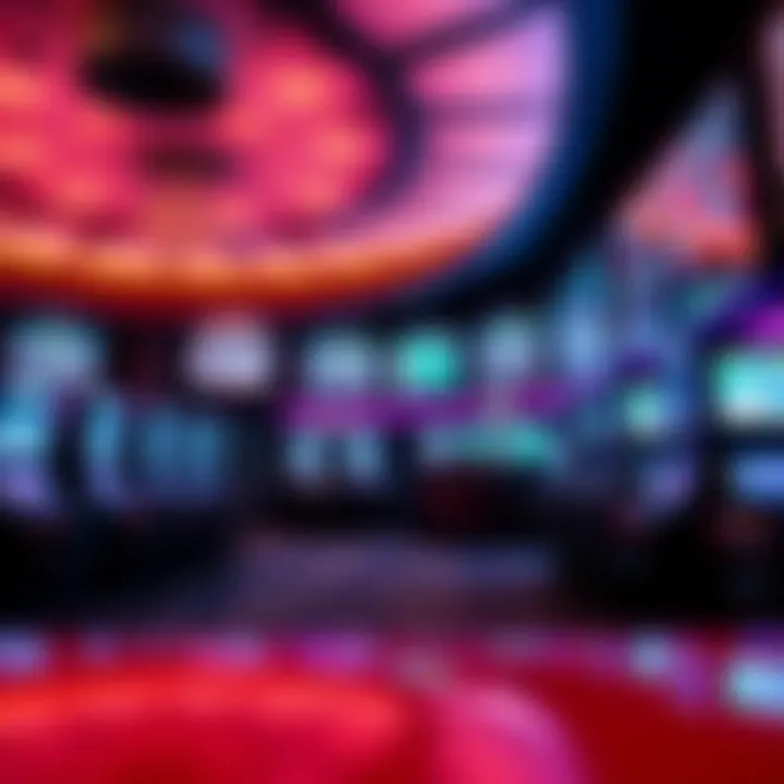 The Vibrant Atmosphere of Hollywood Joliet Sportsbook Interior view of the Hollywood Joliet sportsbook showcasing betting kiosks and screens