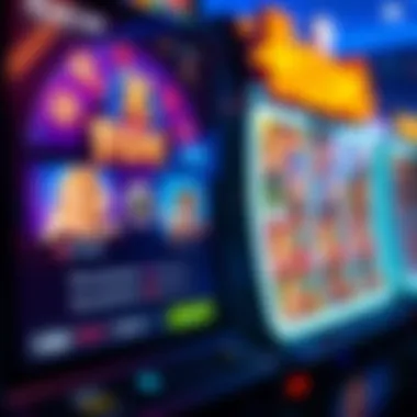 User interface highlighting gameplay features