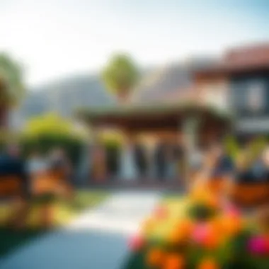 Charming Outdoor Wedding Venue in Las Vegas Scenic outdoor setting for a wedding ceremony