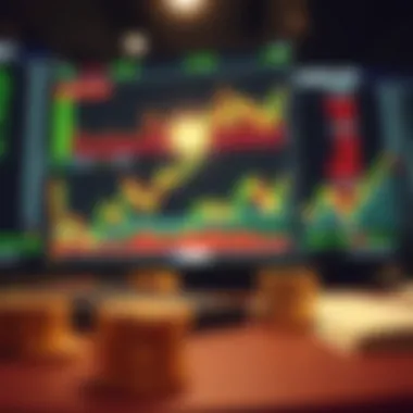 Stock market graphs and investment tools