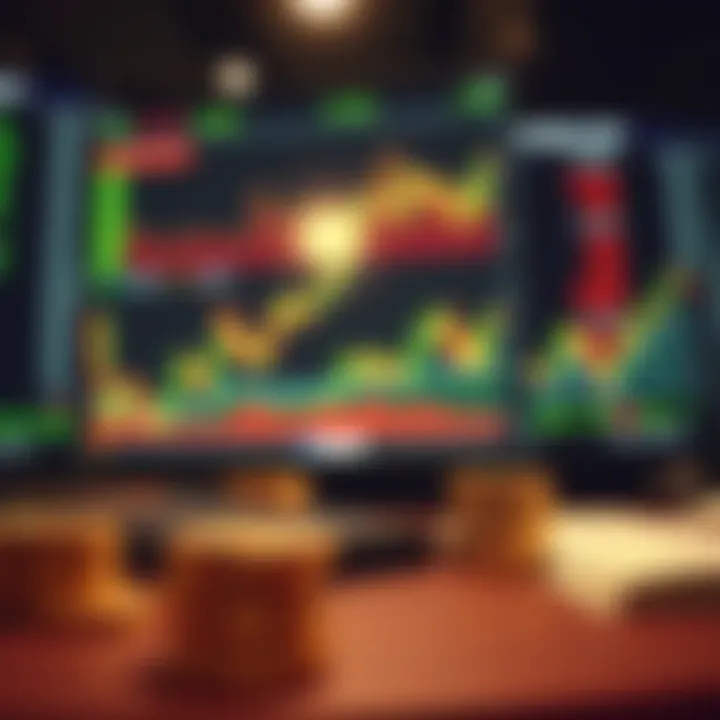 Stock market graphs and investment tools