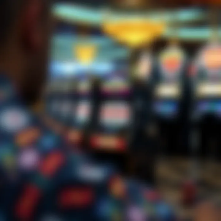 Artistic representation of the cultural impact of slot games