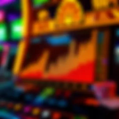 Player Engagement Analysis An analytical graph representing player engagement with demo slots
