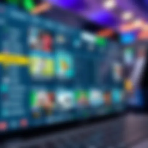 A digital betting platform interface showcasing a variety of sports