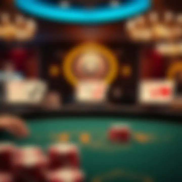 An illustration depicting various blackjack game variations