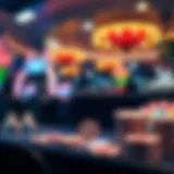 Conceptual illustration of free money in online casinos