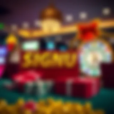 Enticing Signup Bonuses for New Players Illustration of signup bonuses enticing players to join online casinos