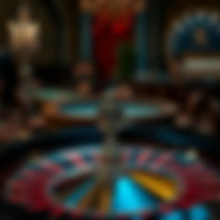 Cultural elements surrounding roulette, integrating historical and modern aspects.